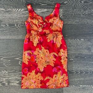 Y2K ANNA SUI Red and Gold Dress